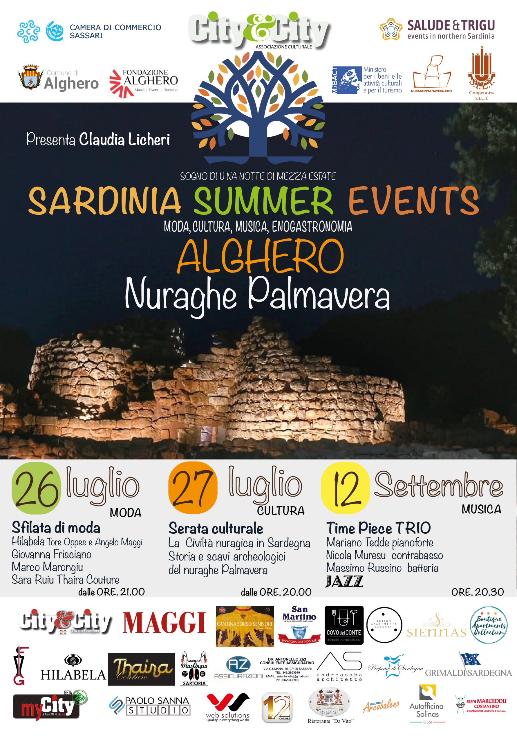City&City Sardinia summer events è "Sogno di una notte di mezza estate"